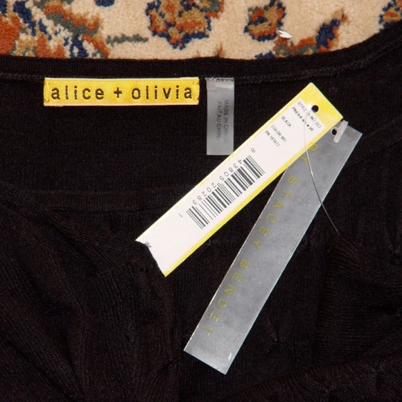 ALICE + OLIVIA BLACK PLEATED DRESS - Various - Picture 6 of 6